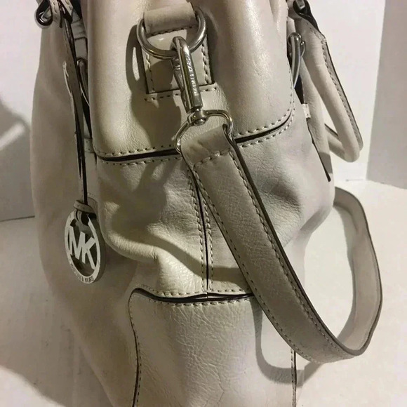 Michael kors master  leather mix satchel handbag - Picture 5 of 8